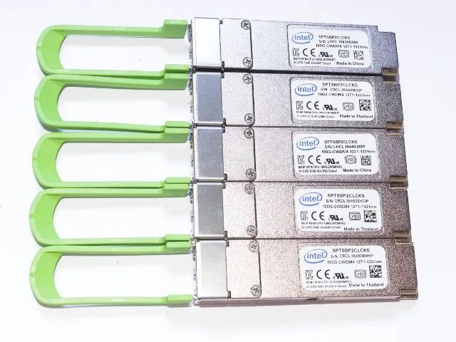 GBIC 100Gb QSFP Intel Módulo Óptico SPTSBP2CLCKS CWDM4 - Foto 4