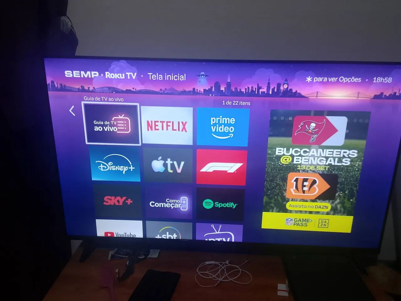 Smartv Roku 43' polegadas  - Foto 3