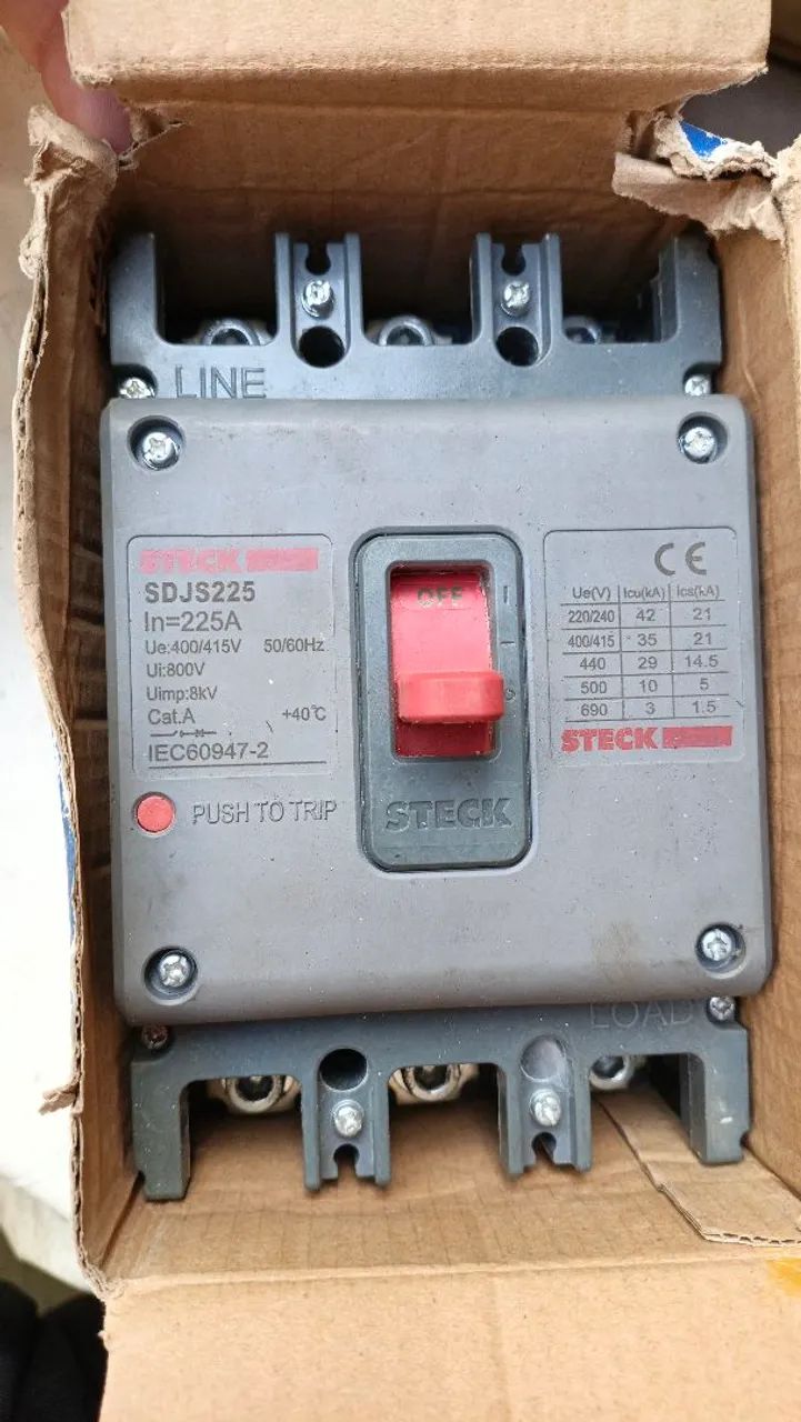 Disjuntor STECK SDJS 225A