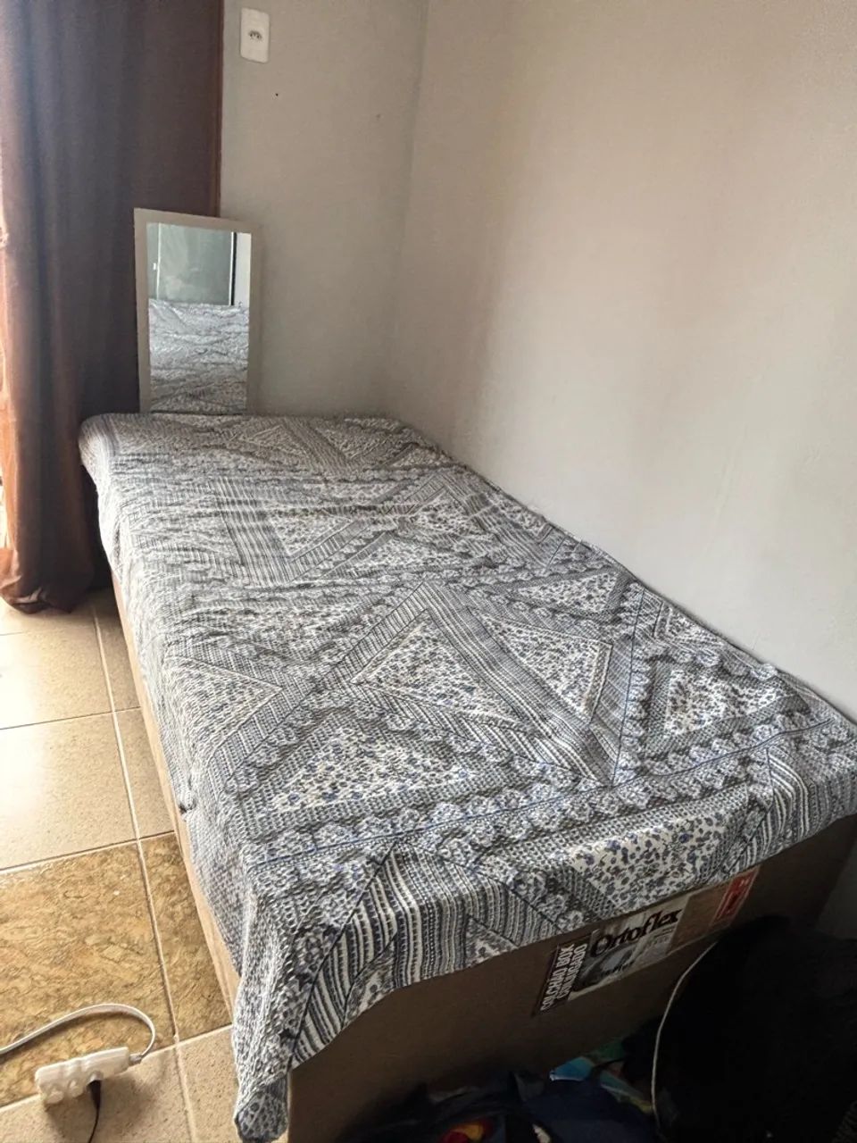 Vendo cama box solteiro ortoflex - Foto 2