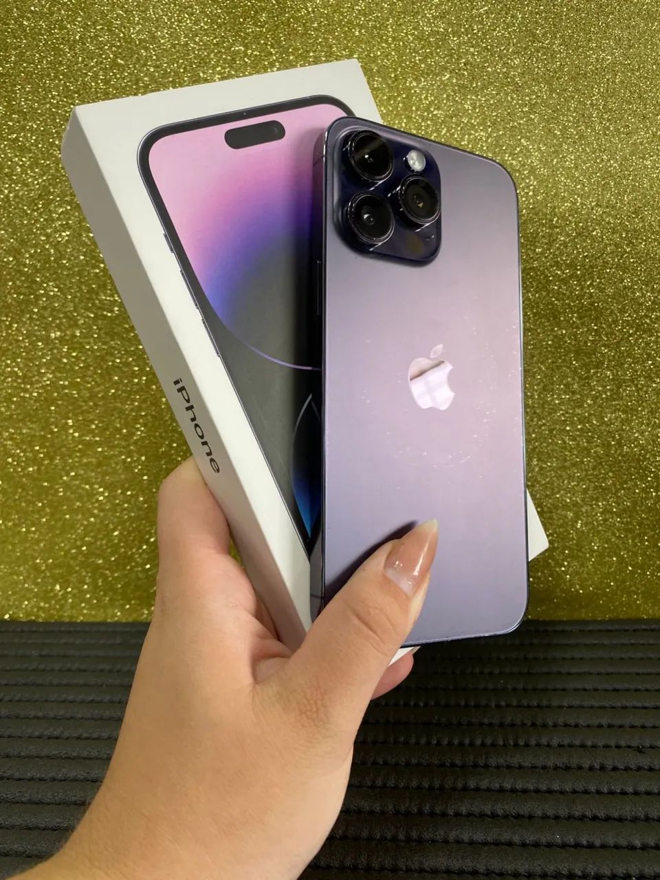 IPHONE 14 PRO MAX 256GB ?ROXO ?83% ?R$3.499 - Celulares e