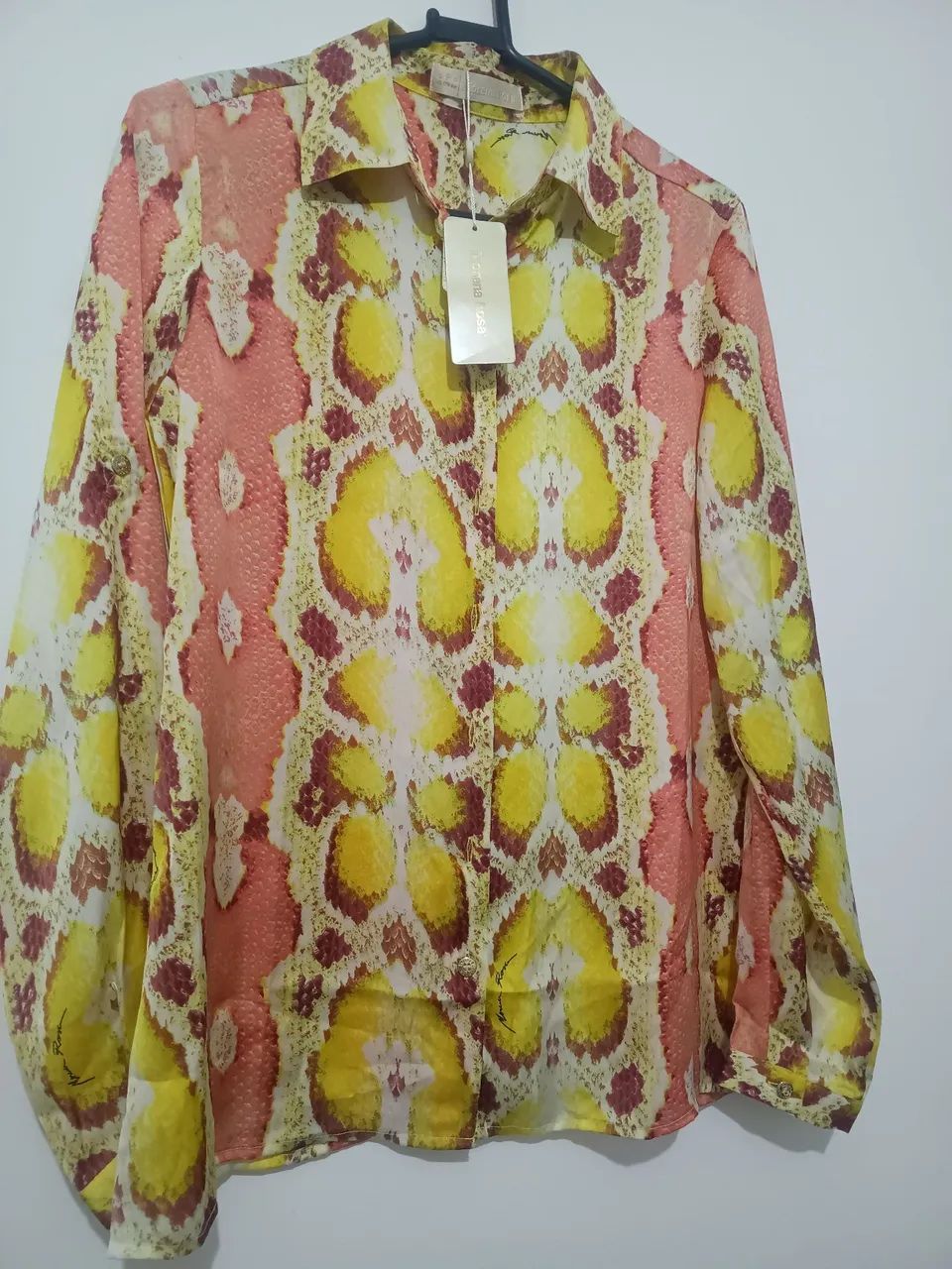 Blusa Morena Rosa P NOVA