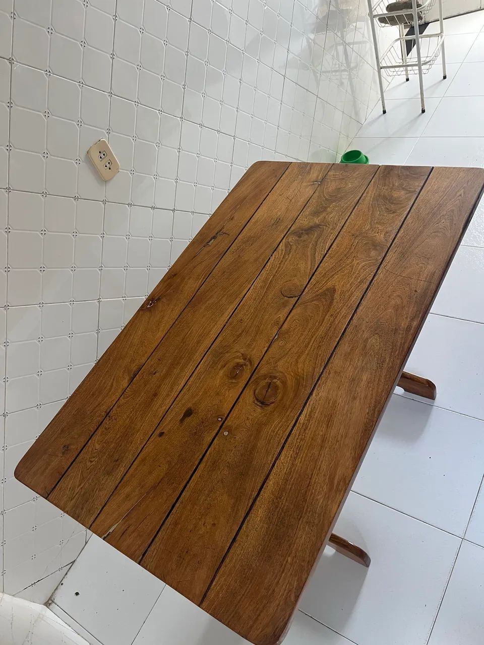Mesa madeira pura cerejeira  - Foto 3