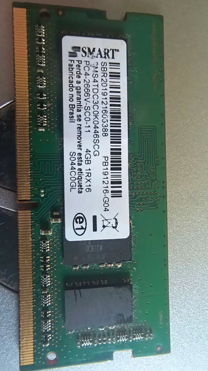 2 Memórias DDR4 de 4Gb - Foto 2