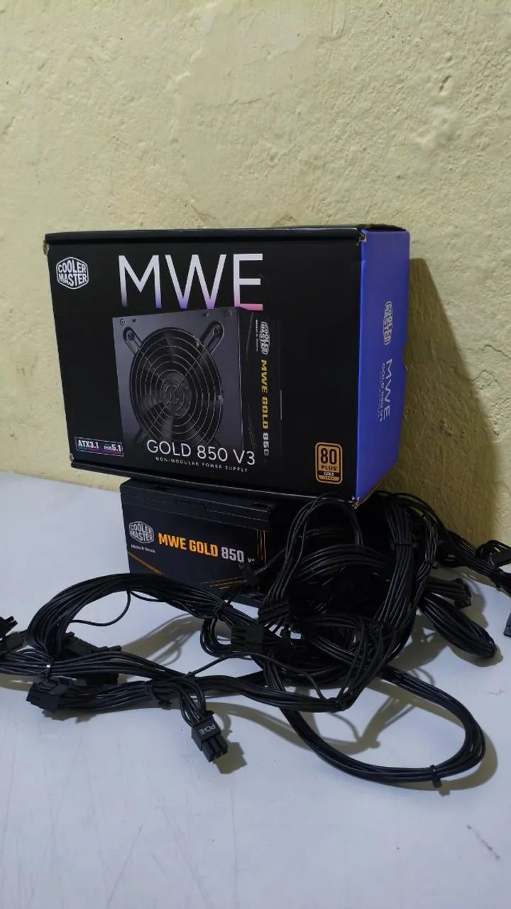 Fonte Cooler Master MWE Gold 850 V3