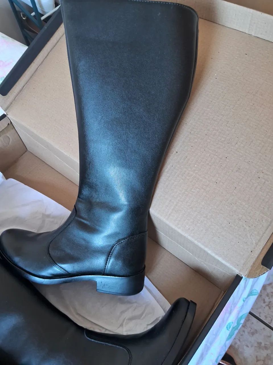 Bota feminino cano longo  - Foto 5