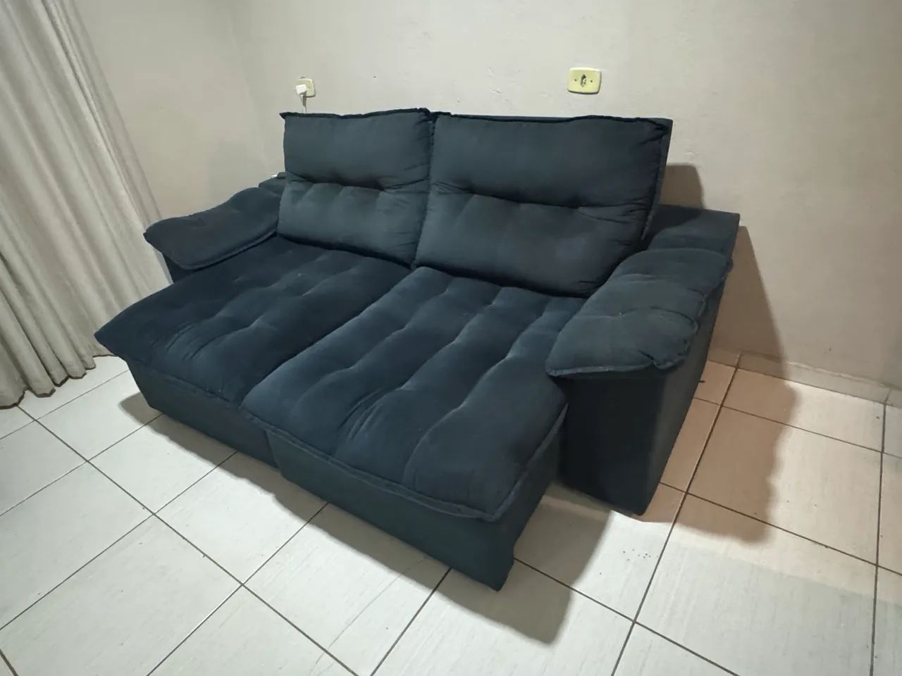Vendo Sofá Retrátil Usado  - Foto 2
