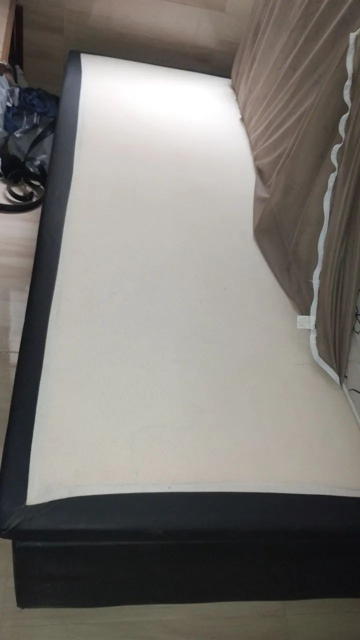 Cama box baú com colchão SEMI NOVO! - Foto 4