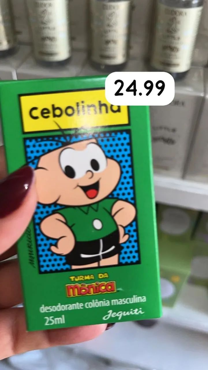 Perfume cebolinha jequiti