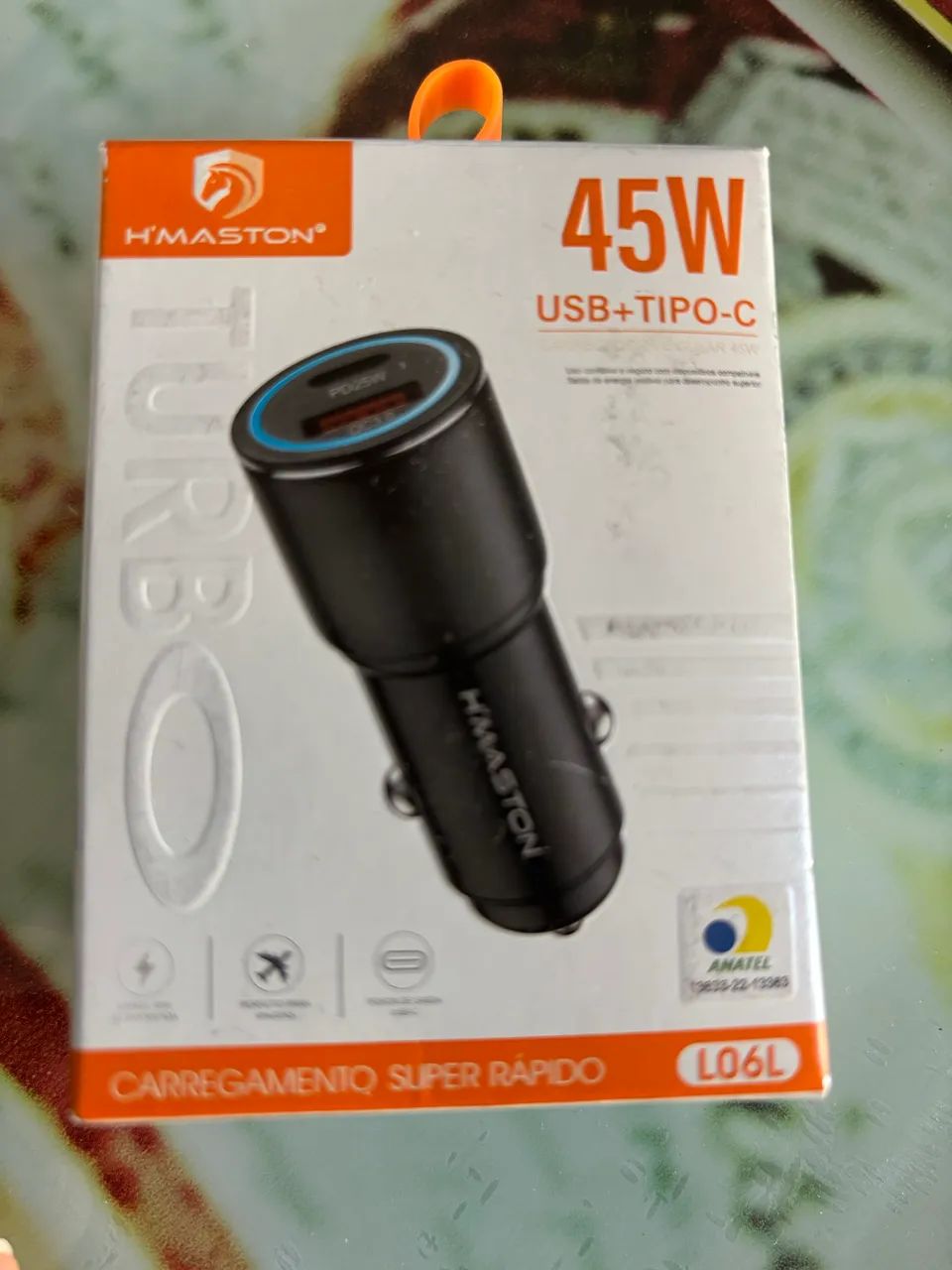 Carregador USB e Tipo C 