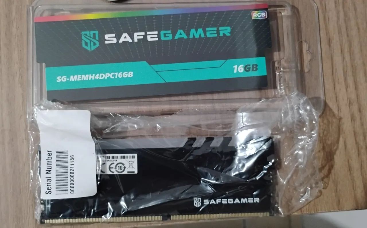 Memória Safe Gamer (16gb x 1) Ddr4 3600mhz Rgb Cl18 - Foto 2