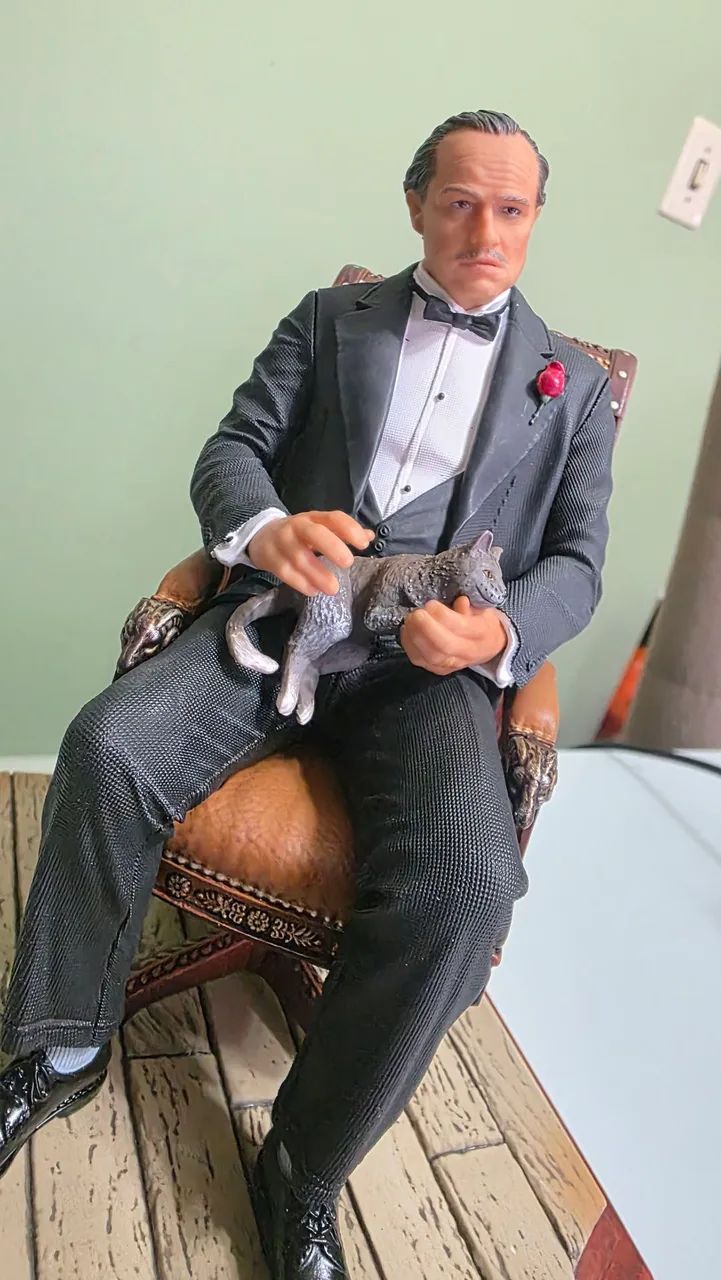 Don Vito Corleone "O Poderoso Chefão" Iron Studios  - Foto 4