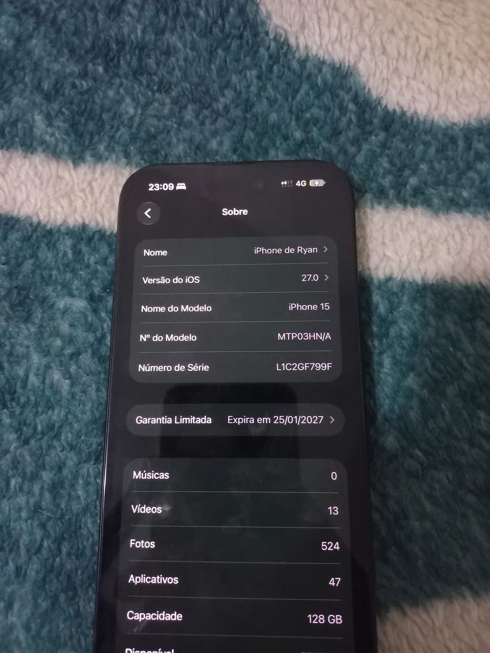Vendo Iphone 15, com 90% de bateria, nunca aberto - Foto 4