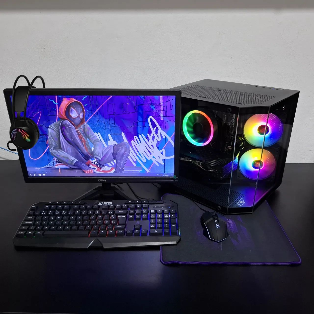 PC Gamer Ryzen 5, RX 580, 16gb + Combo Gamer Completo - Entrego/Instalo