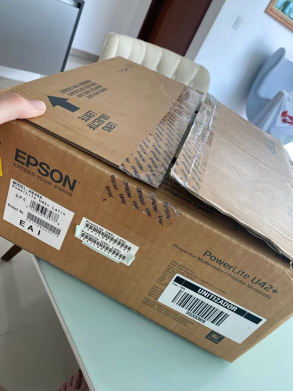 Projetor Epson Powerlite U42+ 3600lm Full Hd - Foto 2