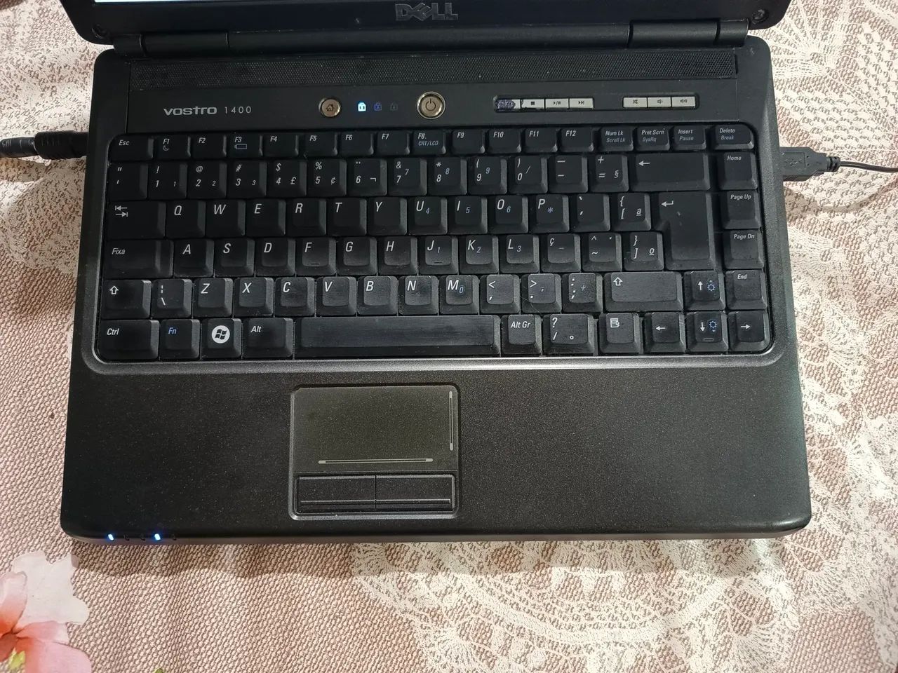 Notebook Dell core 2duo com HD 320gb, teclado ok, carregador. - Foto 2