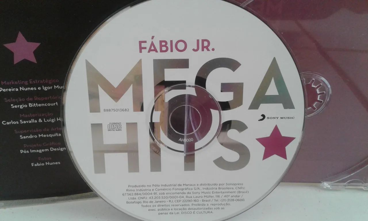 Cd Fábio Jr Mega Hits  - Foto 3