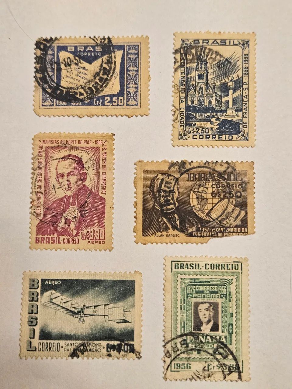 SELOS BRASILEIROS DE 1956 - Foto 2