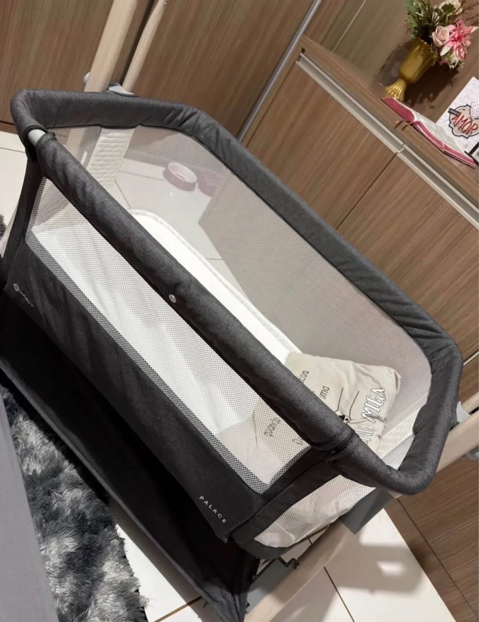 Vendo berço de acoplar na cama