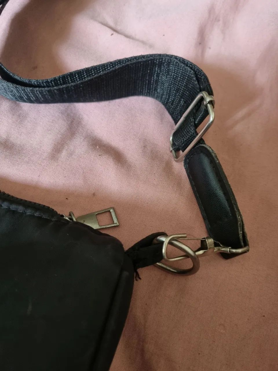 Bolsa de nylon preta  - Foto 3