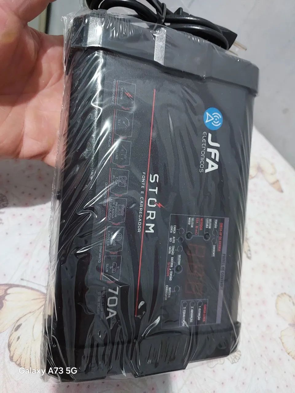 Vendo fonte jfa 70ah nova sem uso  - Foto 3