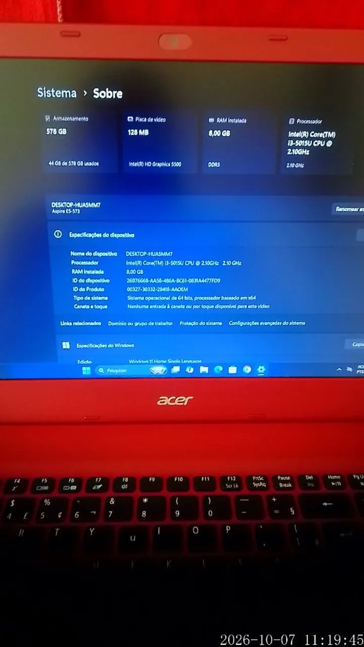  Notebook Acer E5-573 core i3 5° geração  - Foto 3