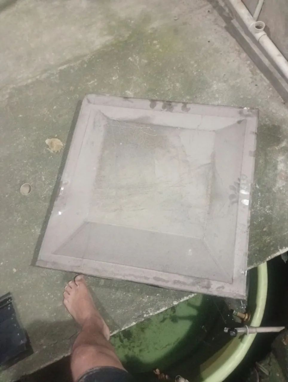 Chapéu para chaminé quadrado