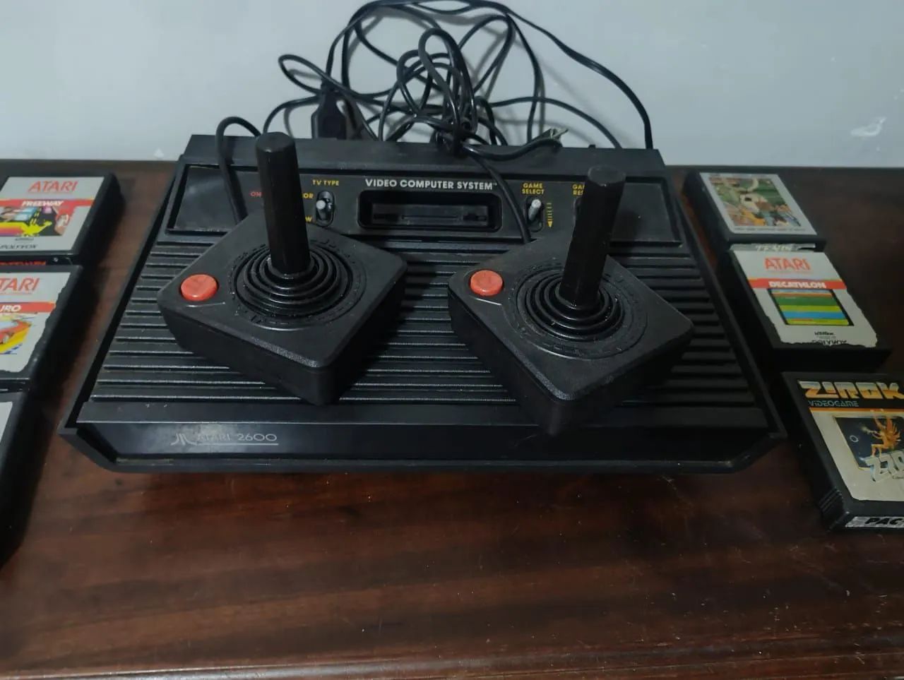 Console Atari completo Funcionando com 6 jogos  - Foto 3