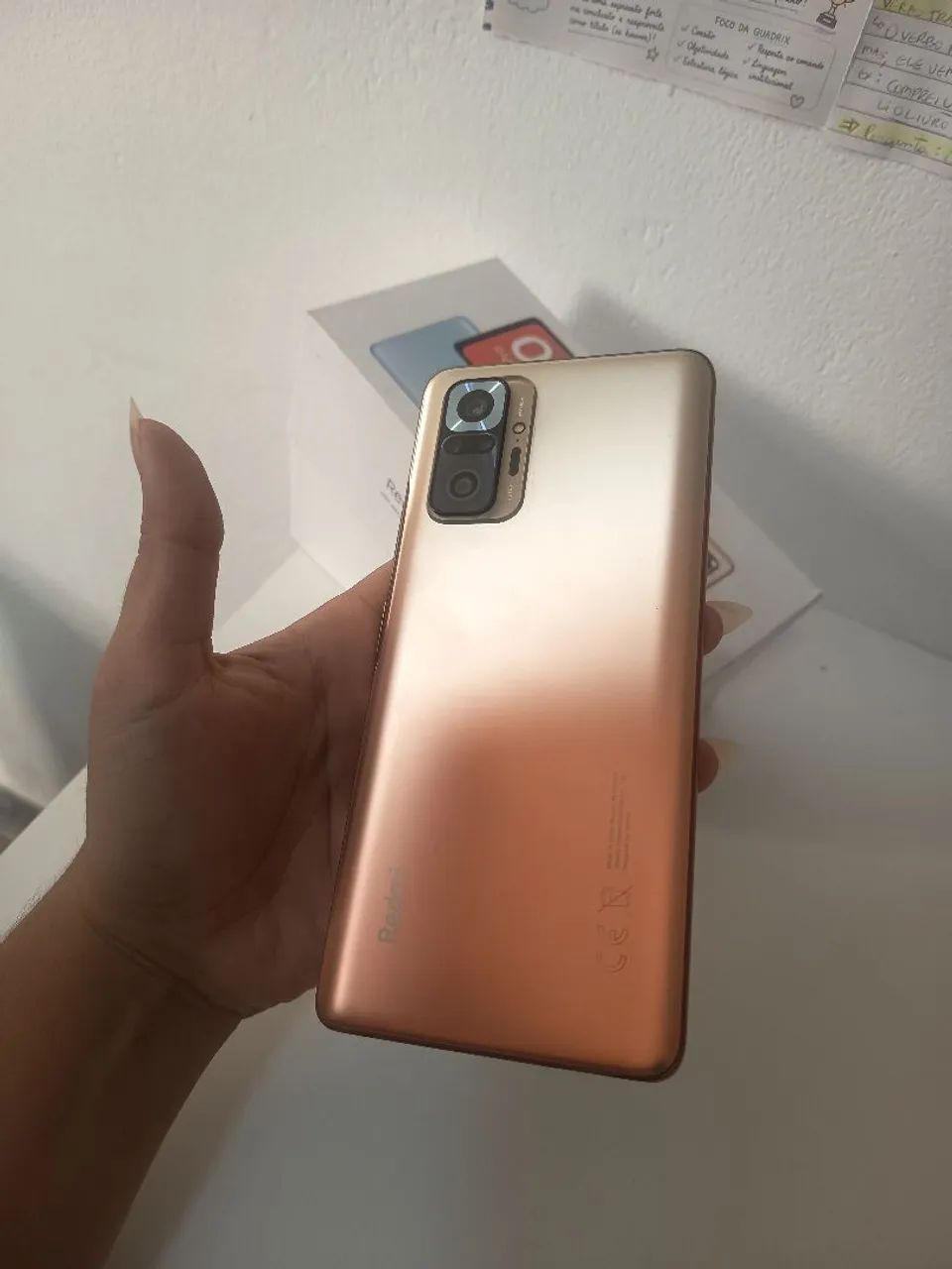 Redmi Note 10 PRO - 128gb - Com NFC - Dourado