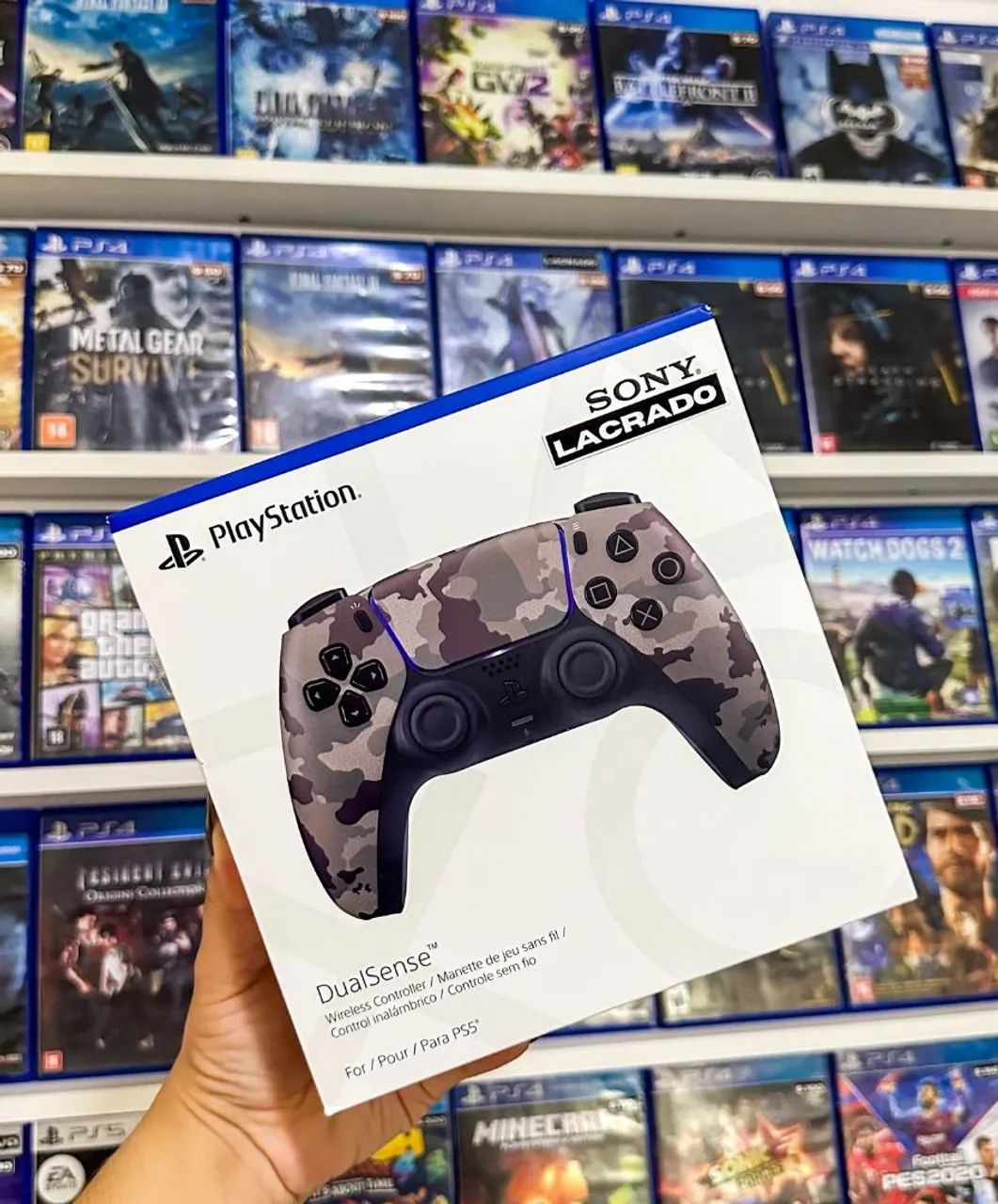 Controle ps5 camuflado novo lacrado 