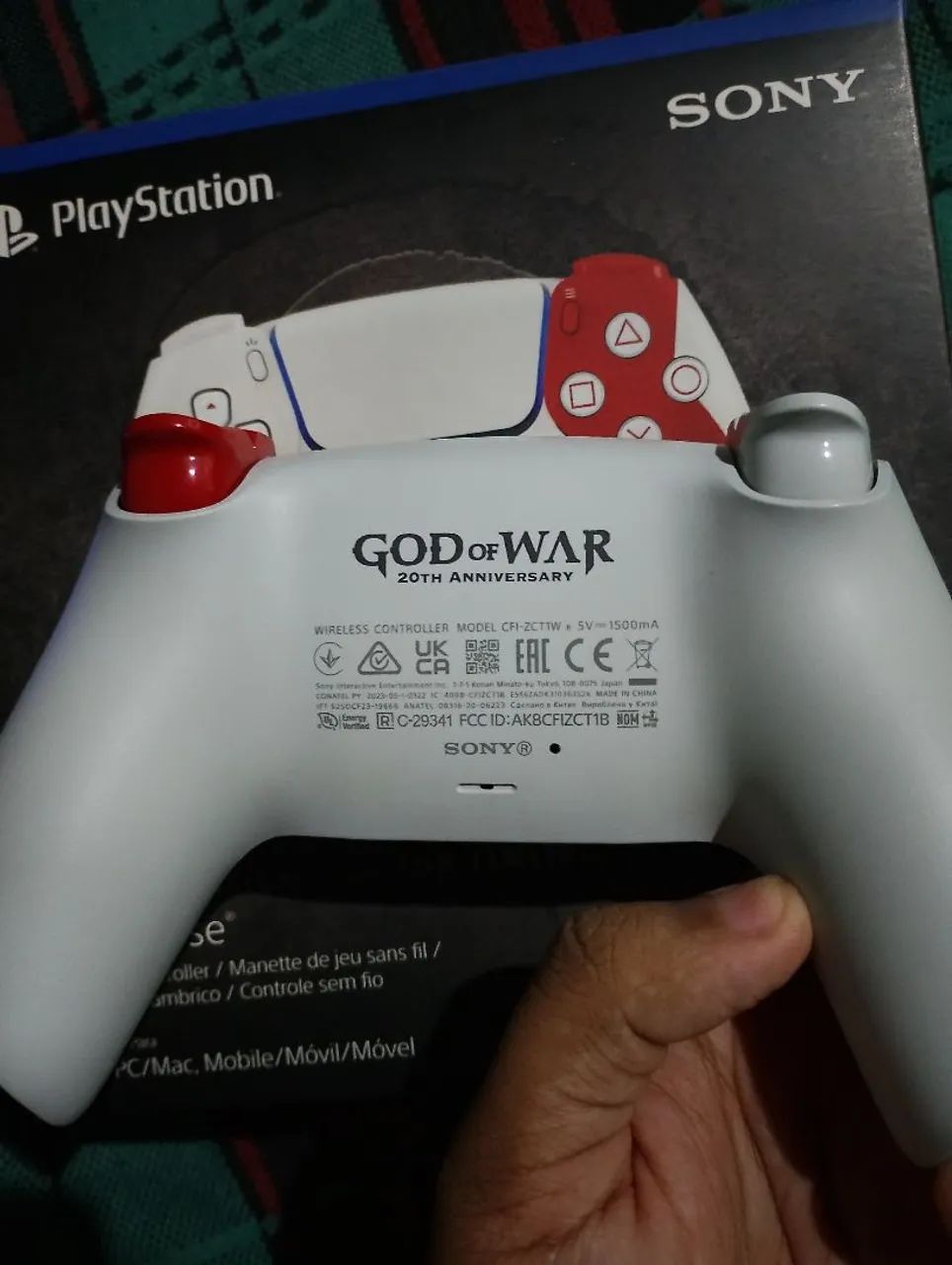 Ps5 com leitor e controle edição especial God Of War  - Foto 3