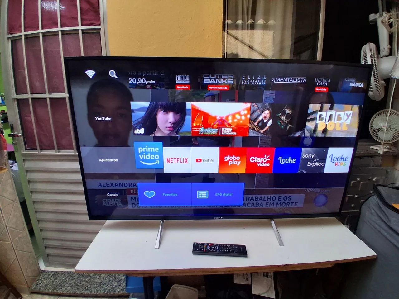 Vendo tv sony 49 polegadas smart em ótimo estado  - Foto 5