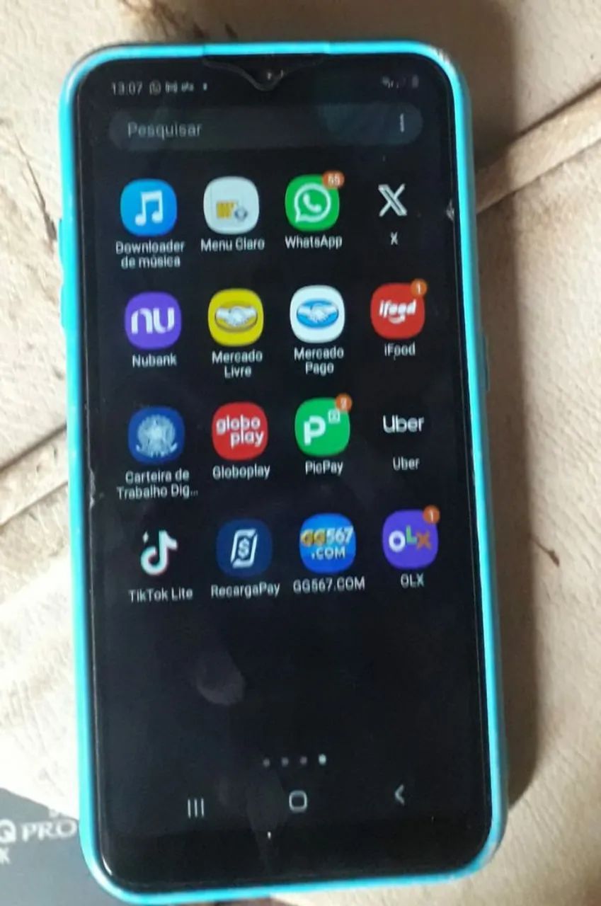 Celular usado bom estado levo pra pessoa