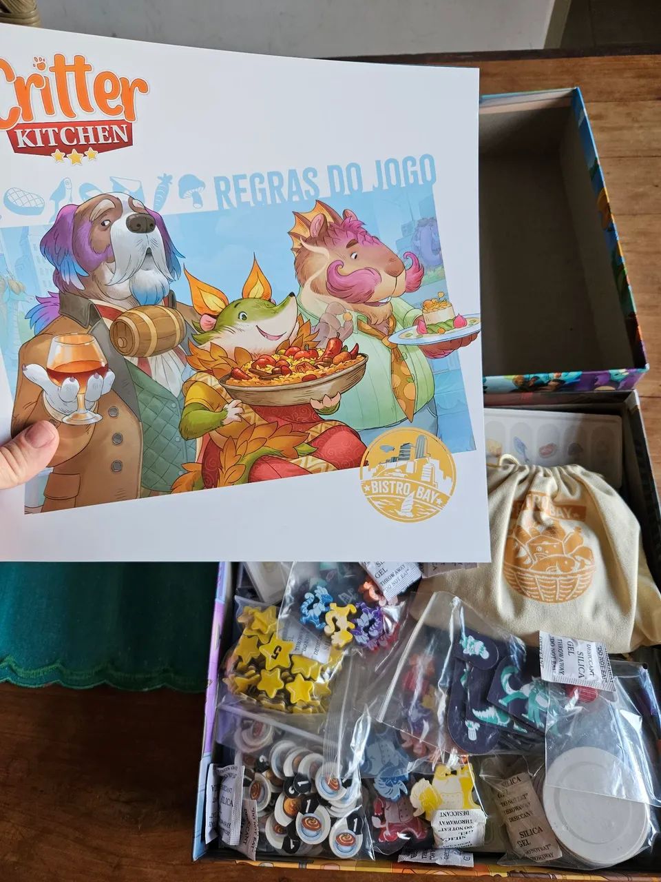 Jogo de tabuleiro Critter Kitchen novo - Foto 3