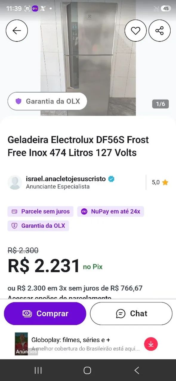 Geladeira inox 474L - Foto 3