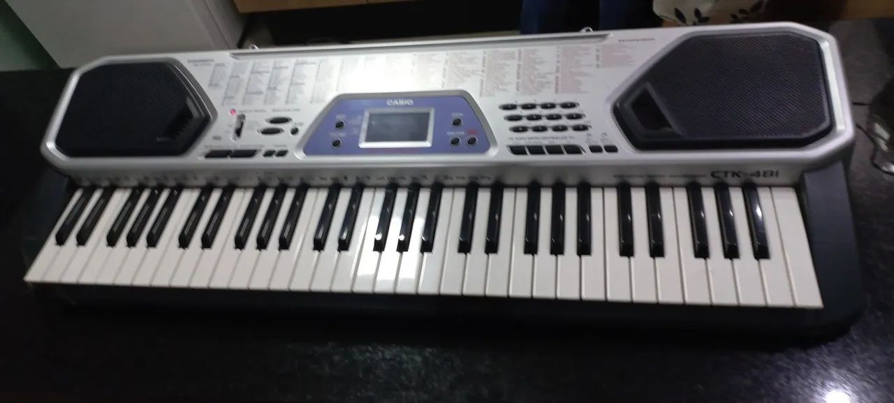 Teclado modelo é um Casio CTK-481. - Foto 2