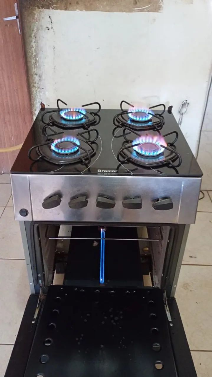Fogão 4 bocas Braslar.. Automático!!! - Foto 4