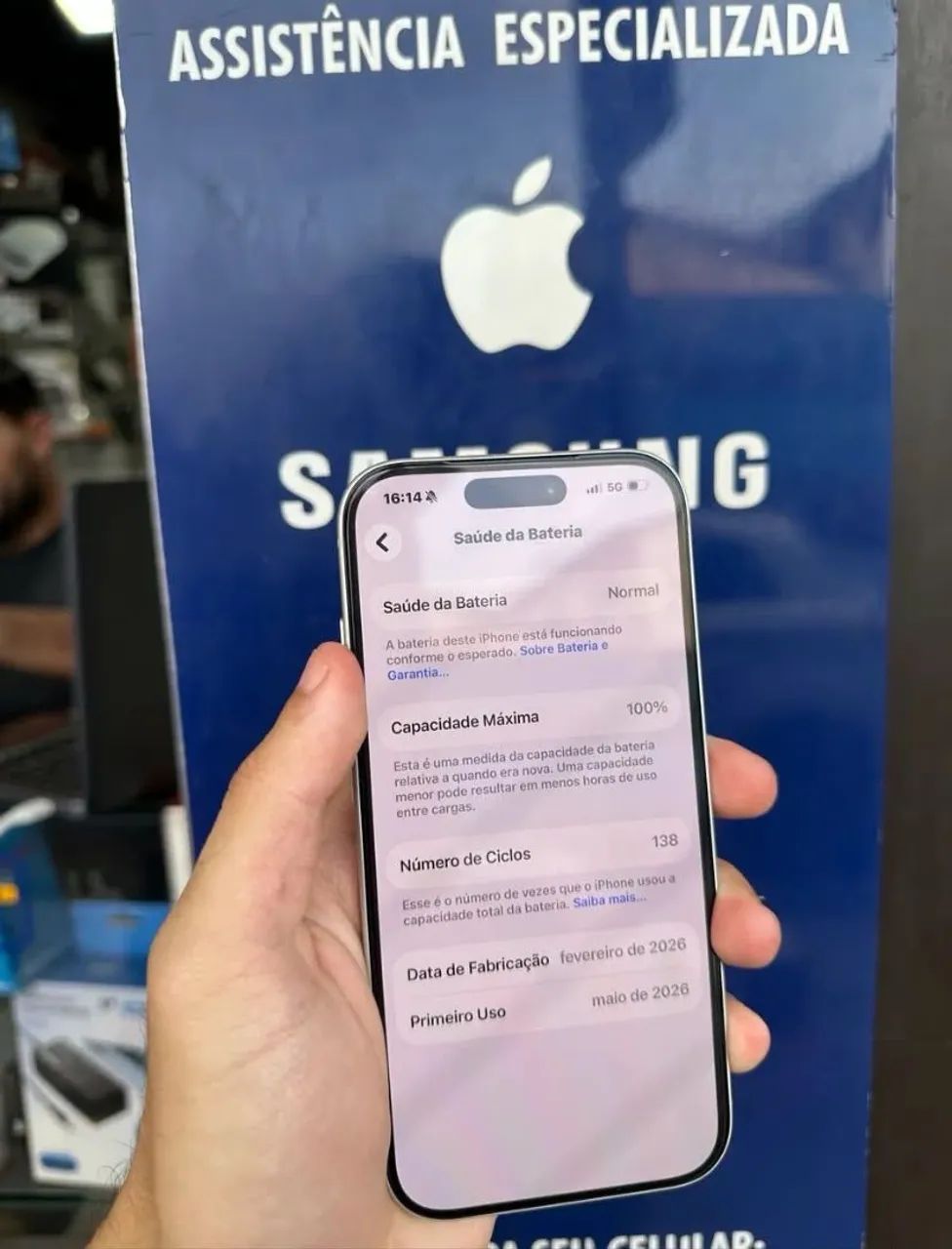 IPHONE 17 PRO SILVER, MUITO NOVO? - Foto 2