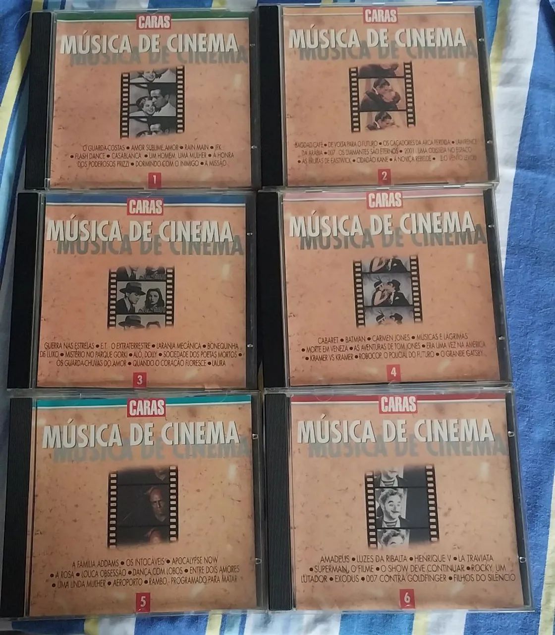 Coleção Completa Músicas de Cinema CARAS