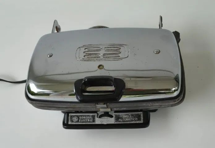 Grill Chapa Wafle General Eletric Cromada (Usado) 
