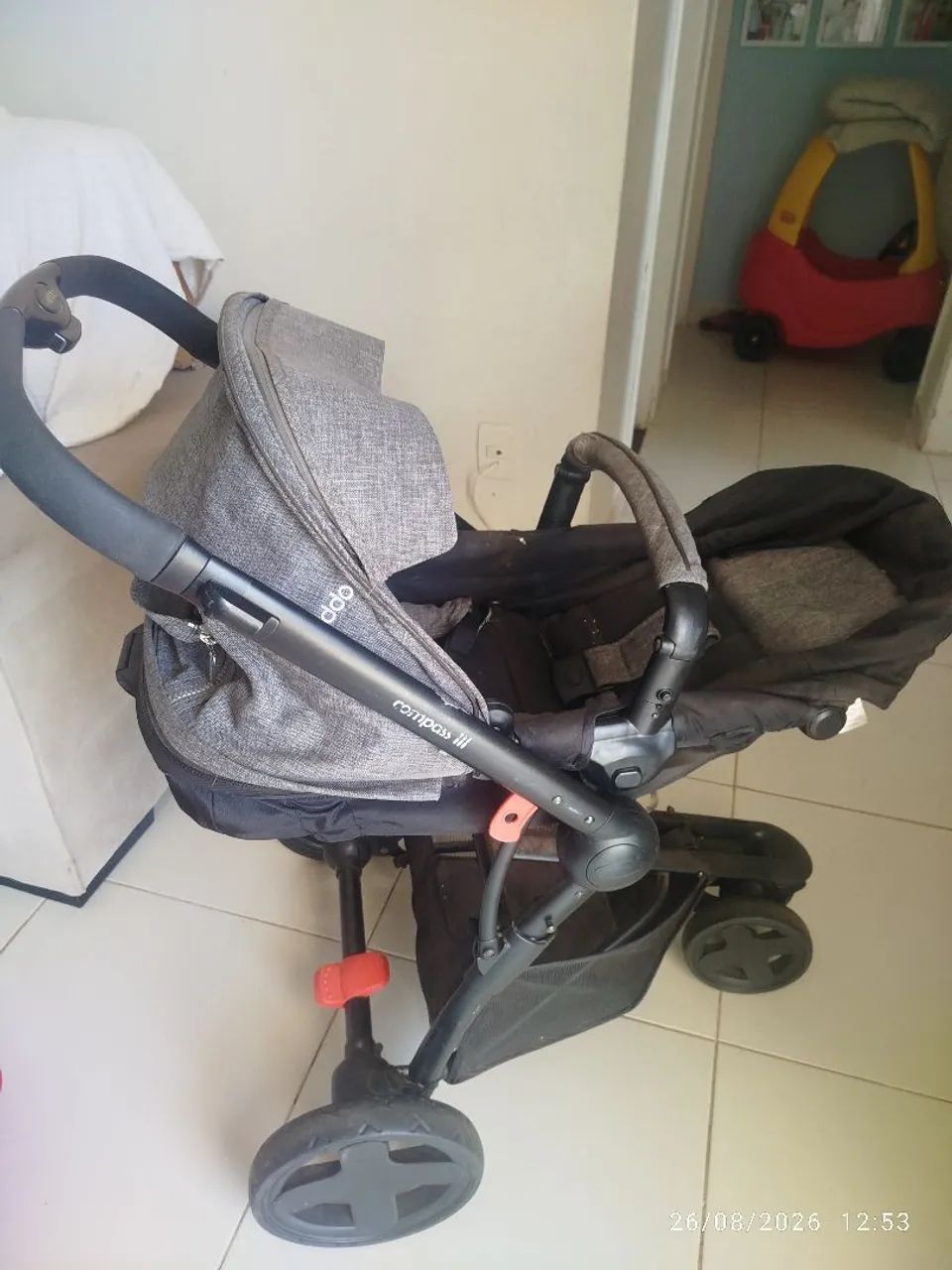 Carrinho de bebê e Moisés Novíssimo  - Foto 2