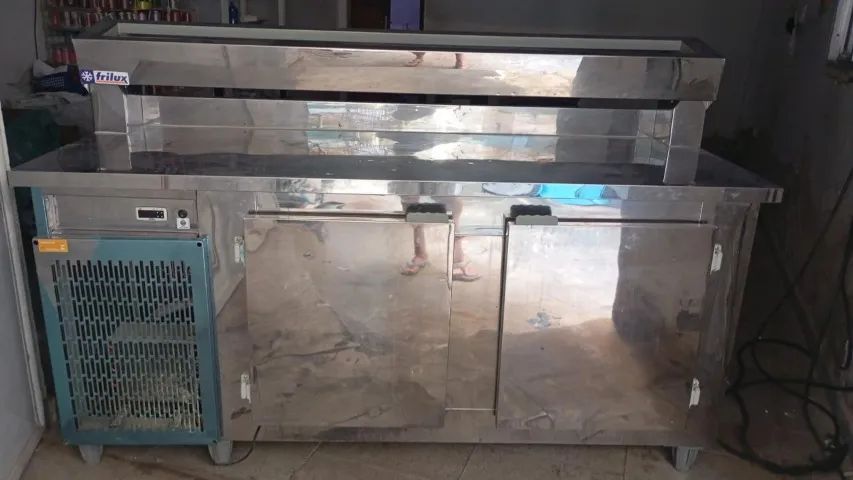 BALCÃO REFRIGERADO FRILUX 1,90 COM CODIMENTADORA - Foto 3