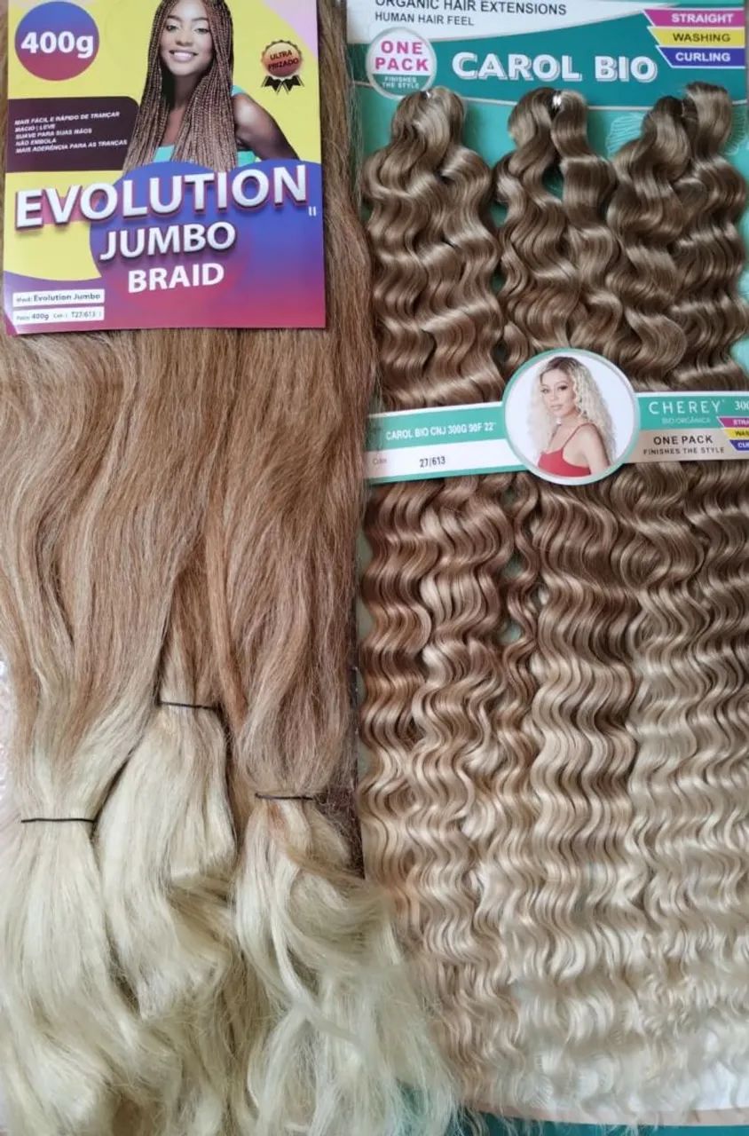 Kit Jumbo + Bio orgânico tranças com cachos - Foto 2