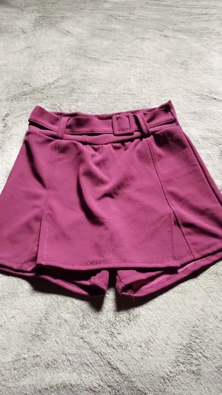 Short saia  novo tecido grosso estica  - Foto 2