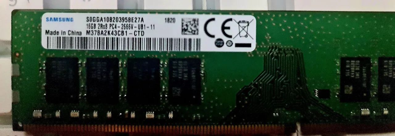 Memória Samsung 2666v DDR4 16gb - Memória RAM - Riacho Fundo II