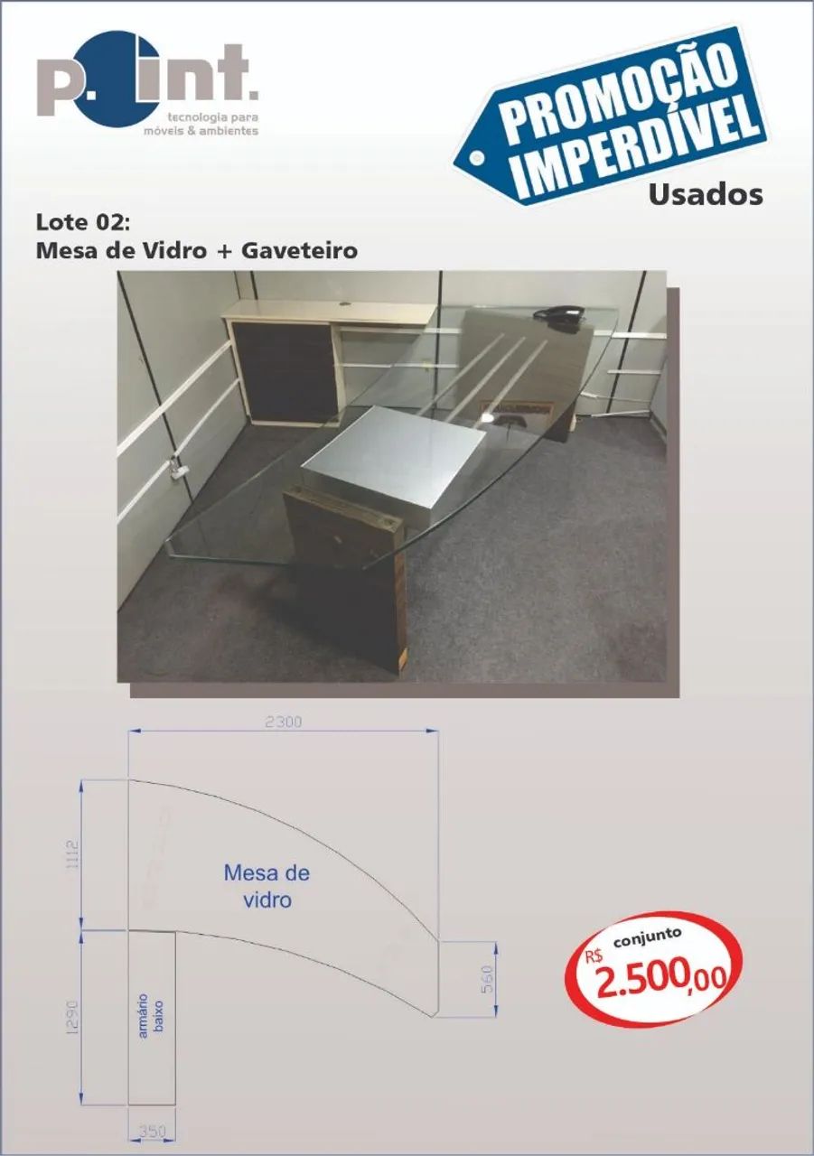 VENDO MOVEIS DE ESCRITÓRIO EM PERFEITO ESTADO  - Foto 3