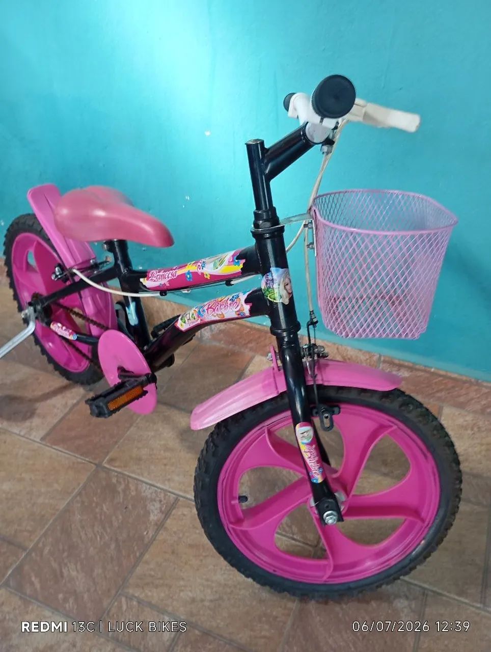 Bicicleta aro 16 Barbie  - Foto 2