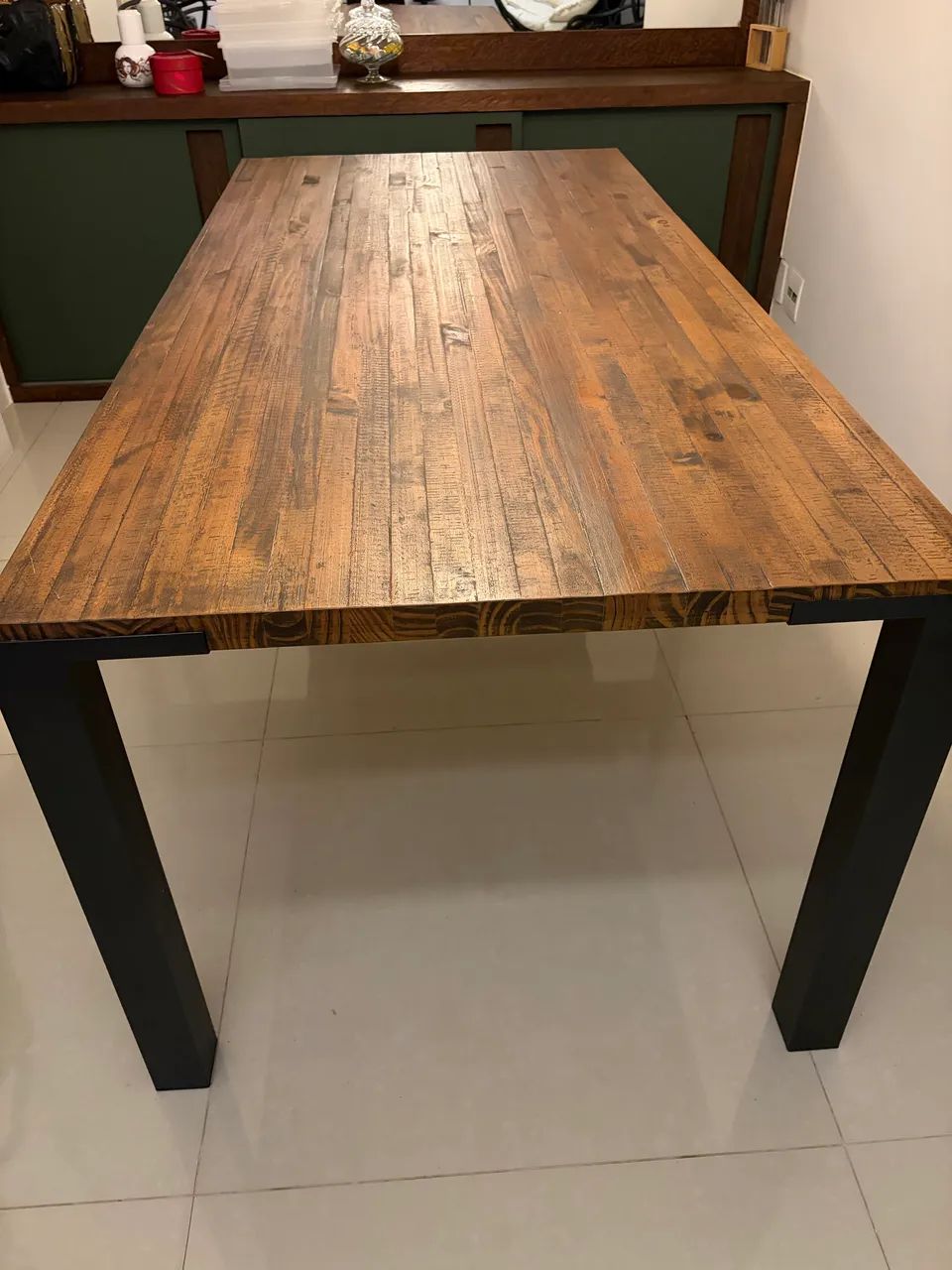 Mesa em madeira maciça  - Foto 3