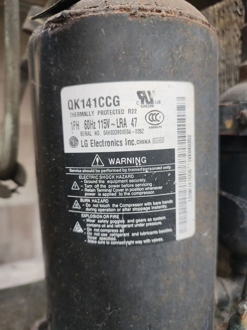 compressor de ar condicionado 10000 127v - Foto 4