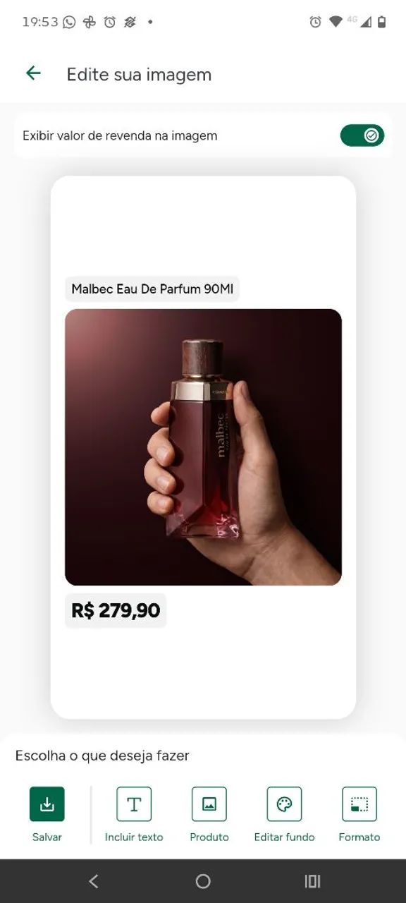 Malbec Eau de Parfum Lançamento Novo Lacrado.